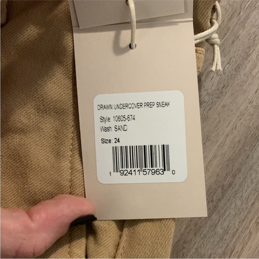 MOTHER Women's Tan Wide-Leg Jeans - Picture 5 of 12